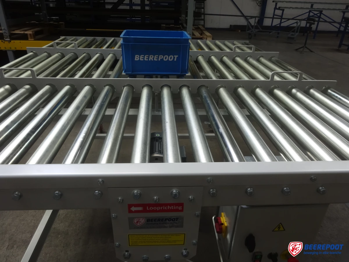 Aanvoerbanen laminop tegels